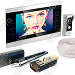 Комплект видеодомофона с электромагнитным замком HDcom S-104 + Power Lock-400G